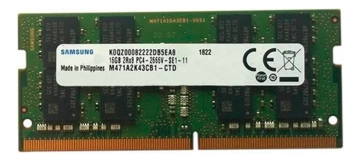 Memoria Ram DDR4 16GB SAMSUNG